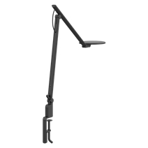 Nova bureaulamp, voet met klem, Jet Black