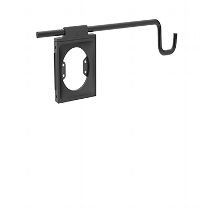 Accessoirehouder met universele beugel voor accessoires, zwart