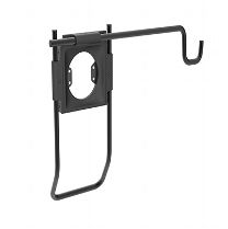 Accessoirehouder met handgreep en universele beugel voor accessoires, zwart