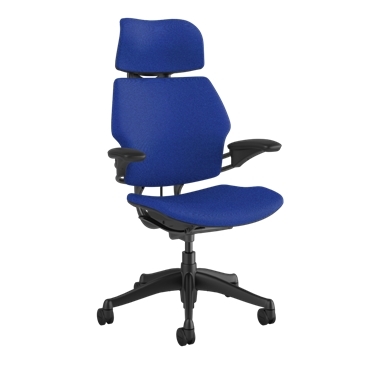 Freedom bureaustoel met hoofdsteun, Hallingdal 65 0750, Graphite frame