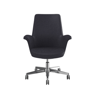 Summa, Rug met leer bekleed, Carbon, Maribo (chroomvrij leer) Picture 2