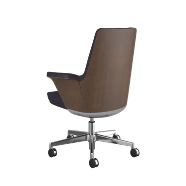 Summa, Rug in Walnut Wood, Carbon, Maribo (cuir sans chrome) Picture 3