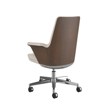 Summa, Rug in Walnut Wood, Bone, Maribo (chroomvrij leer) Picture 3