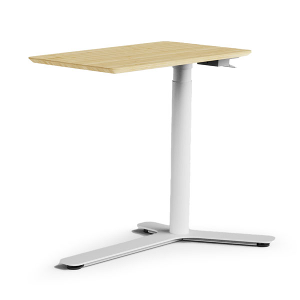 Float Mini, bamboe top met wolkenwit onderstel