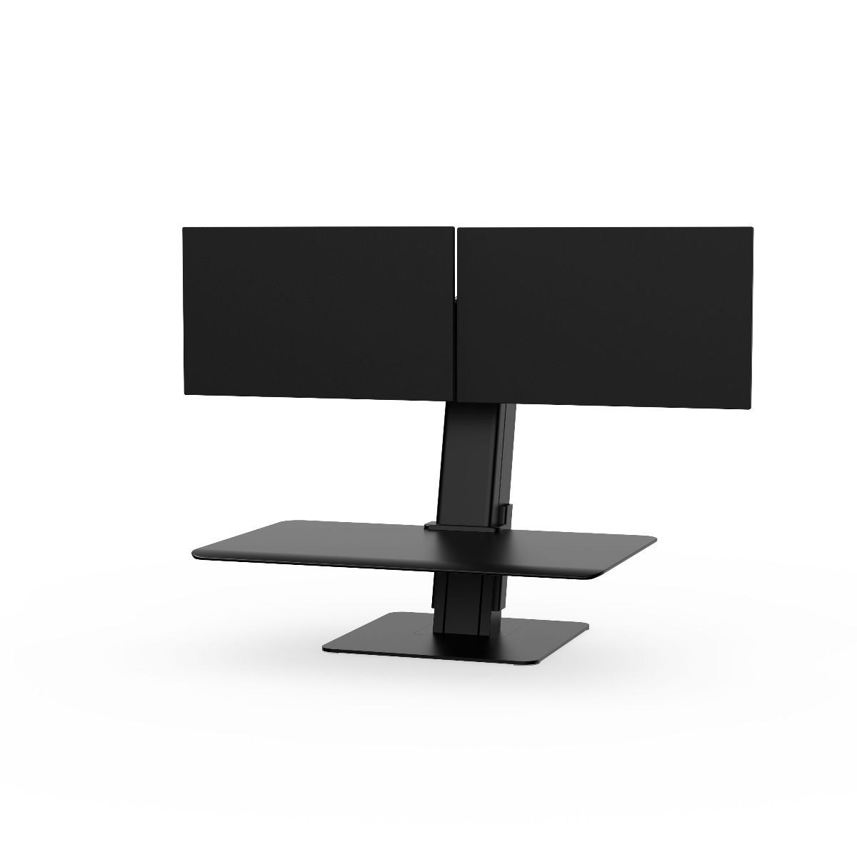 QuickStand Eco, dubbele monitor, zwart