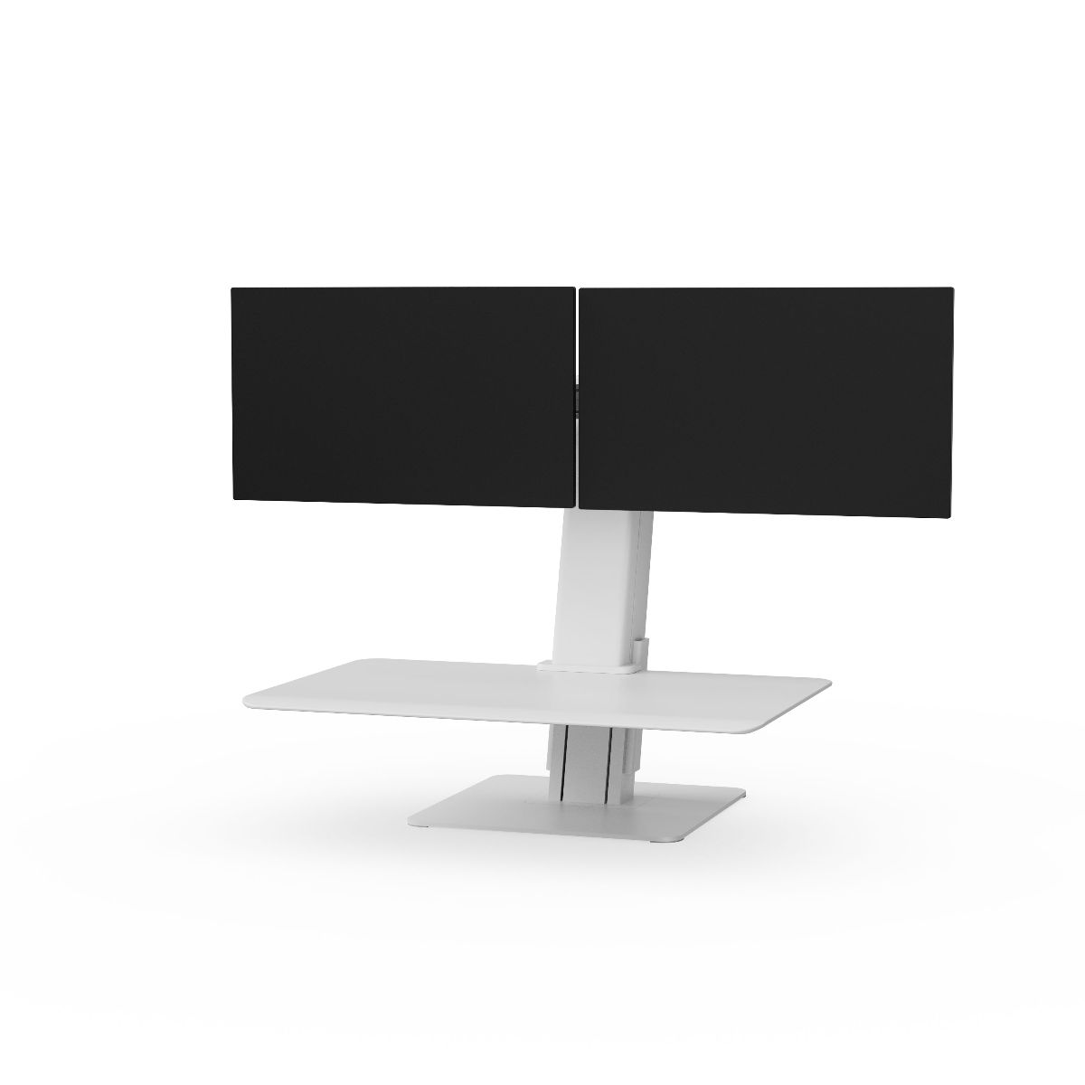QuickStand Eco, dubbele monitor, wit