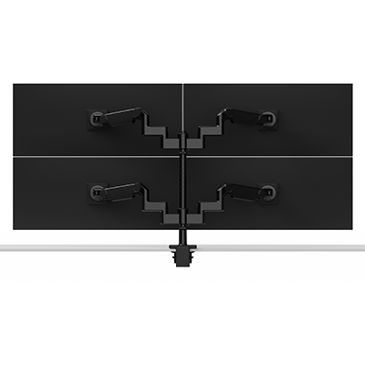 M/Flex M8.1 viervoudige monitorarm, gestapeld (twee over twee), 10 cm/dynamische verbindingen, 60 cm staander, 100 x 100 mm VESA